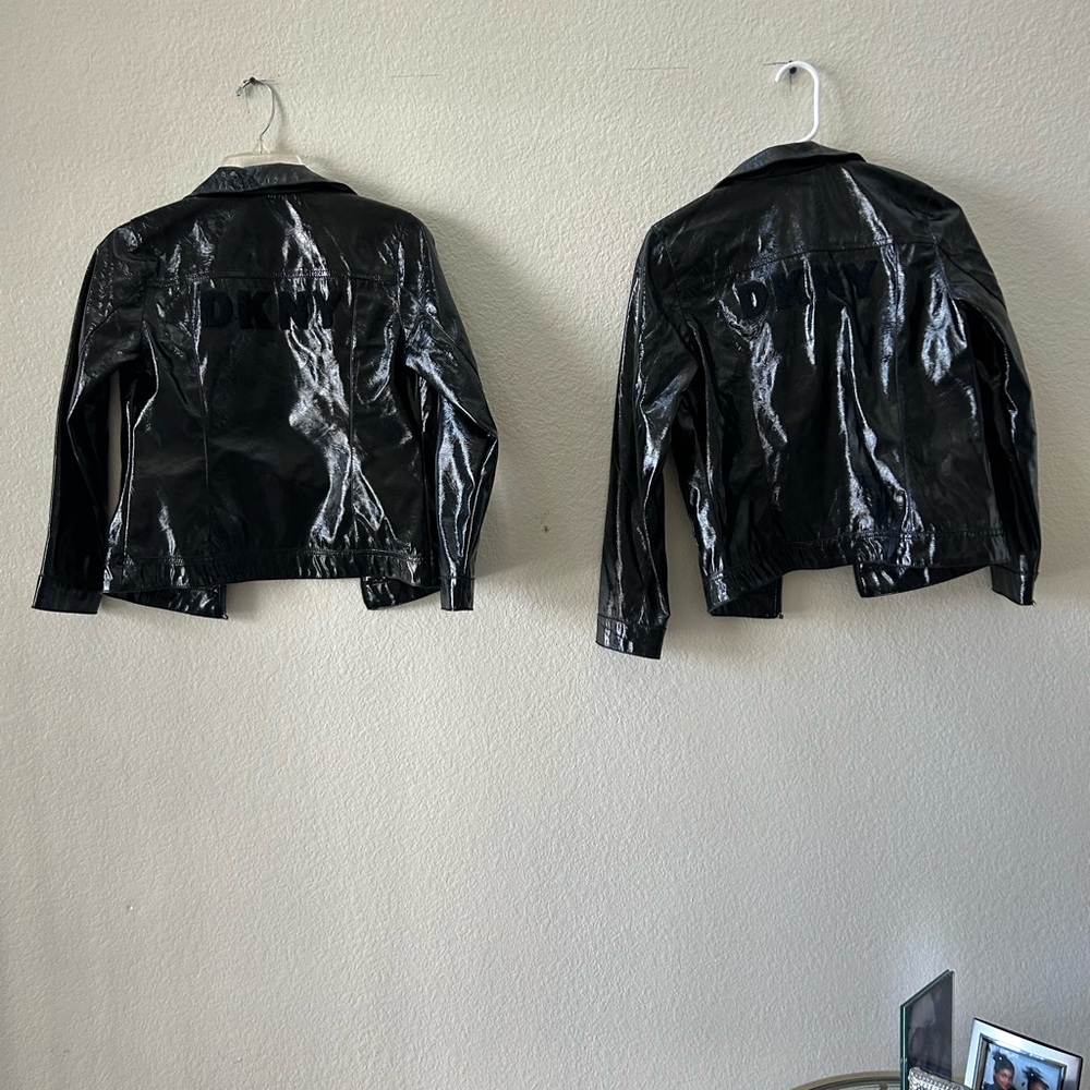 DKNY Women's Black Leather Jacket